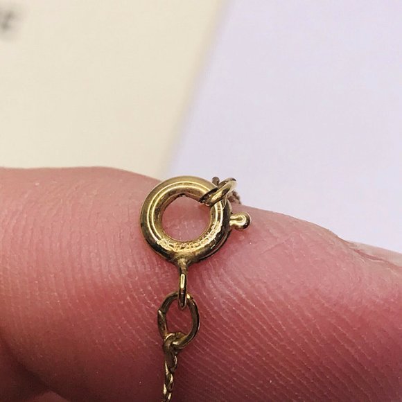 Museum Repro Egyptian Cartouche Sterling Charm 1/20 14k GF Gold Necklace - Picture 5 of 9